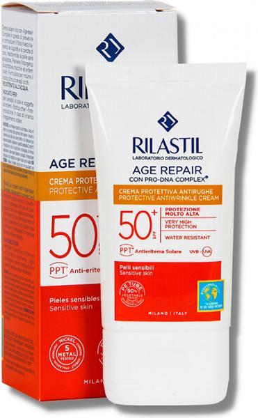Actual product image Rilastil Age-Repair Cream Spf50+ 40ml (Suntan cream, SPF 50+, 40 ml)