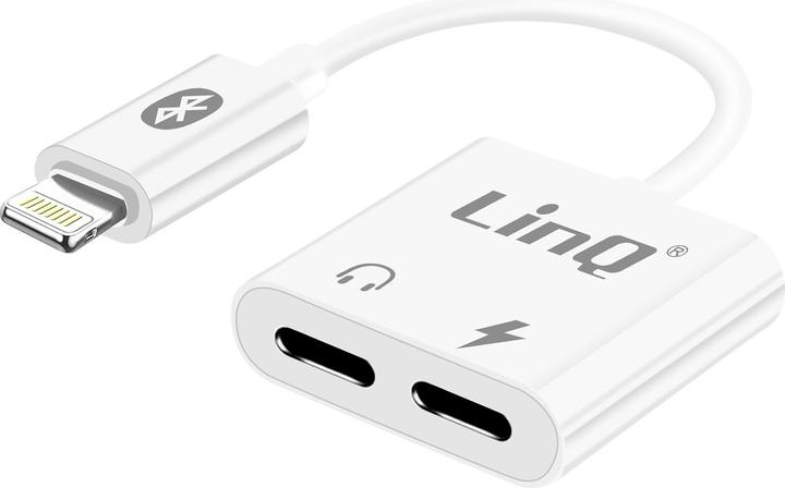 Produktbild LinQ Audio- und Ladeadapter für iPhone x2 Lightning Anschluss (Lightning, Lightning)
