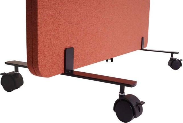 Actual product image Mendler Acoustic partition wall, office privacy screen room divider pin board, double-walled rollable (127 x 80 x 39 cm)
