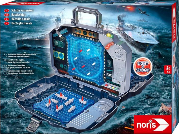 Produktbild Noris Schiffe versenken, Light & Sound (Deutsch, Französisch, Italienisch, Englisch)