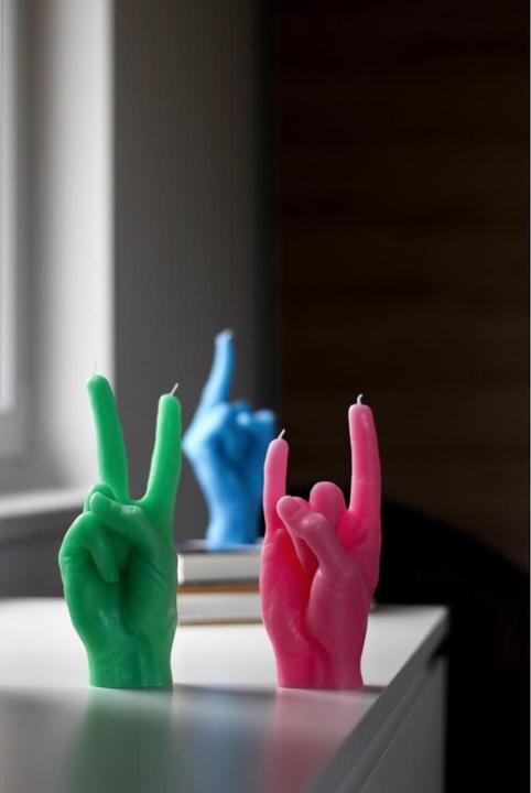 Immagine prodotto Candle Hand Tu Rock (1 pz.)