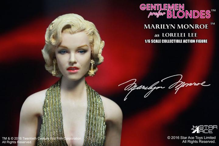 Produktbild Star Ace Toys Blondinen bevorzugt - My Favourite Legend: 1/6 Marilyn Monroe Gold Dress Ver.