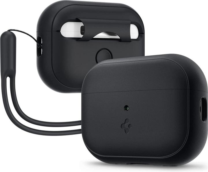 Spigen SILICONE FIT STRAP Apple AIRPODS PRO 1 / 2 BLACK (Headphone bag)
