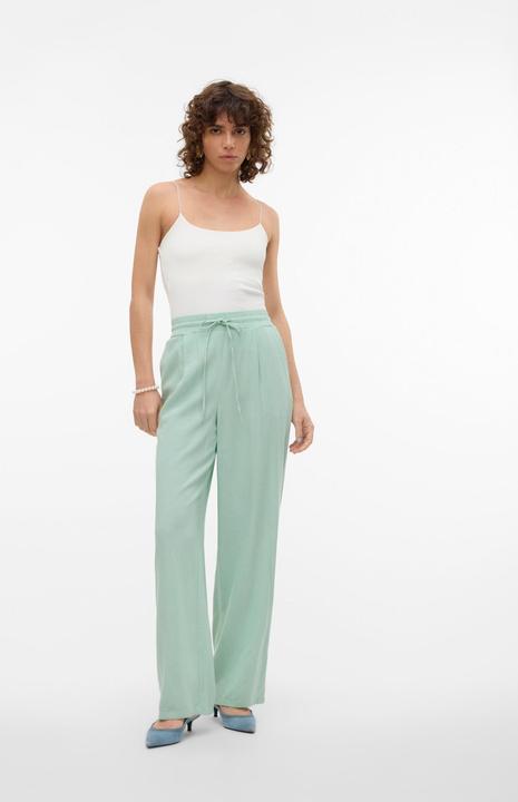 Image du produit Vero Moda VMJESMILO Pantalon à taille moyenne Pantalon à coupe large (S)