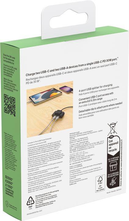 Immagine prodotto Belkin BoostCharge (USB-C, 4 Porti)