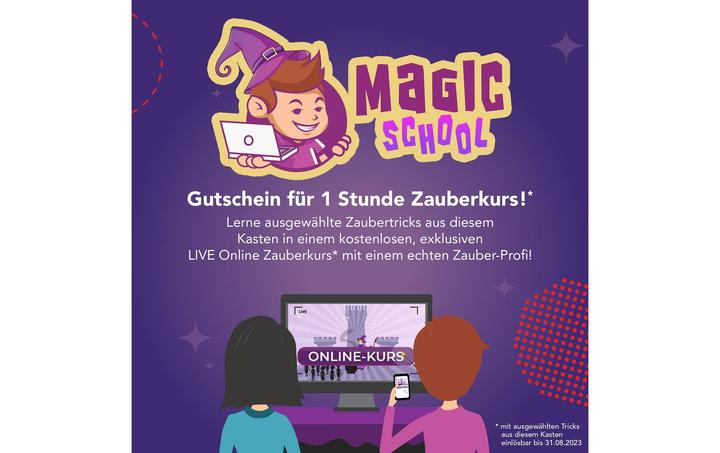 Produktbild Kosmos Zauberkasten Die Zauberschule Magic – Silber Edition