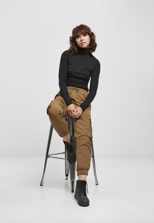 Immagine prodotto Urban Classics Pantaloni di nylon Cargo a vita alta da donna (XS)