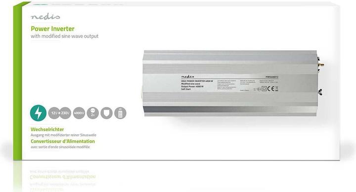 Produktbild Nedis Power Inverteränderte Sinus-Wellen| Eingangsspannung 12 VDC|