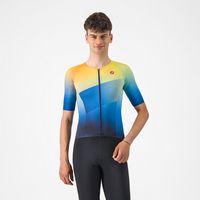 Bleu Belge, Multicolore Vivid Orange