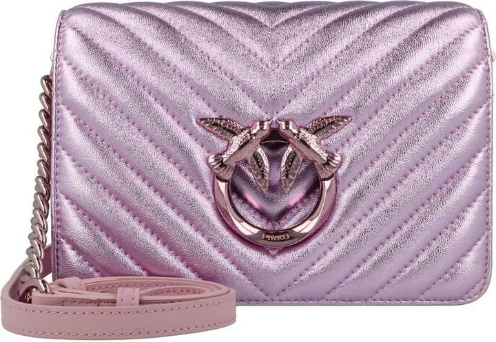 Produktbild Pinko love click mini metall wendentbags damen - lila - maat onesize
