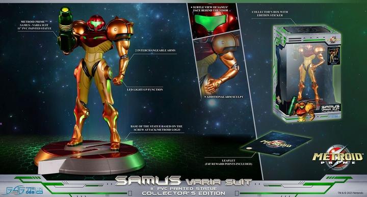 Actual product image First 4 Figures Metroid Prime PVC Statue Samus Varia Suit Collector's Edition 27 cm
