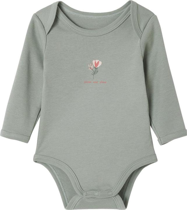 Immagine prodotto Vertbaudet Confezione da 5 body a maniche lunghe per neonati in cotone biologico, stile slip-on (80)