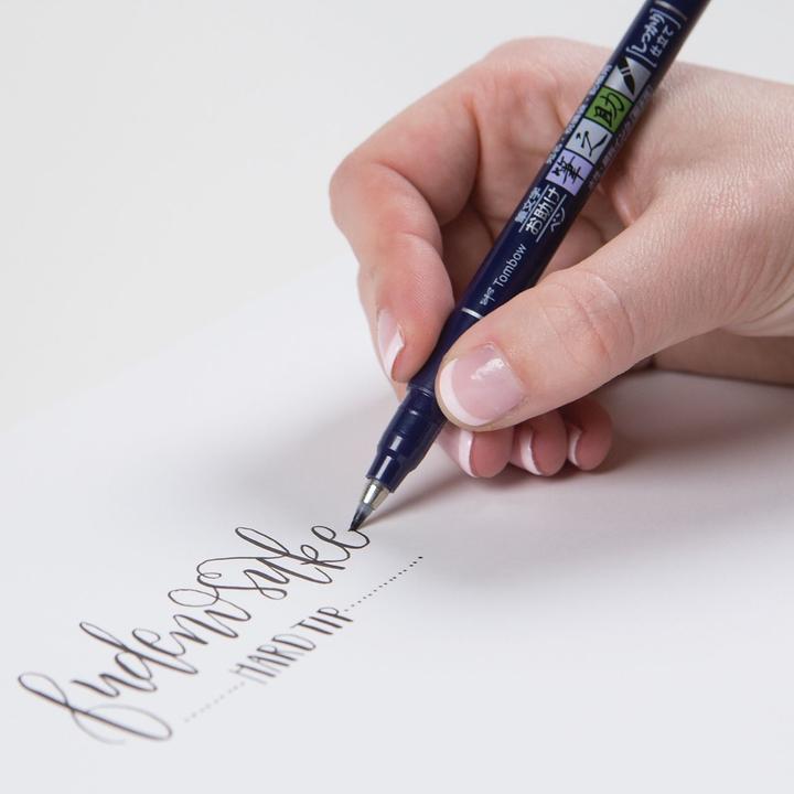 Actual product image Tombow Calligraphy pen WS-BH hard (Blue, 1 x)