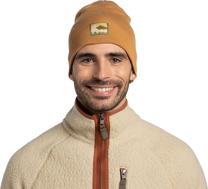 Actual product image Buff Knitted Hat Lilon Long Peanut