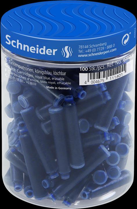 Actual product image Schneider Ink cartridges (ink cartridges, Blue)