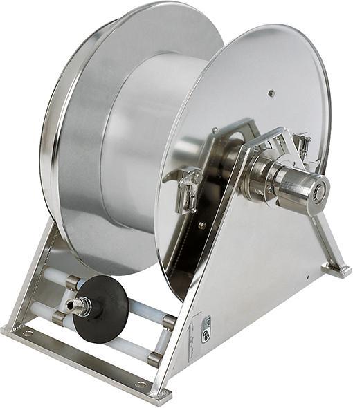 Produktbild Braunwarth Schlauchaufroller Edelstahl o. Schlauch f. 30m Schlauch DN 8-10mm Hochdruckwasse (30 m)