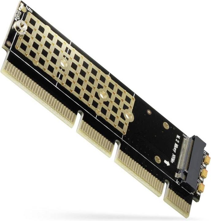 Produktbild Axagon PCEM2-1U PCI-E 3.0 16x - M.2 SSD NVMe, up to 80mm SSD, low profile 1U