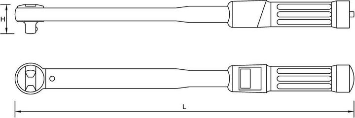 Produktbild Peddinghaus Drehmomentschlüssel 'Initial' (3/8", 5 Nm, 50 Nm)