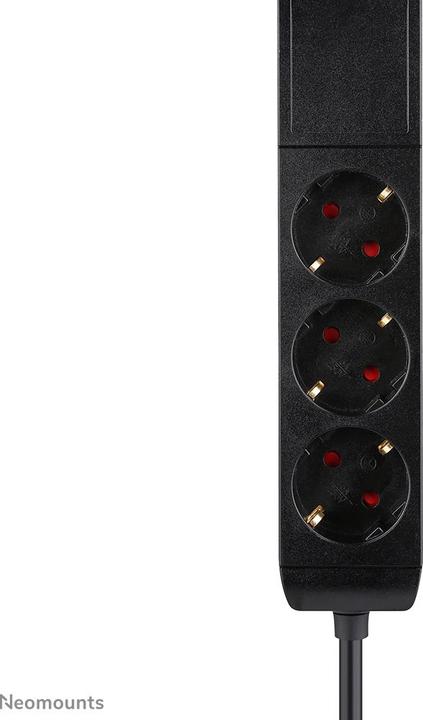 Produktbild Neomounts Tischsteckdose mit Klemme 3-fach/230V/USB-A/2xUSB-C/schwarz (Tisch)