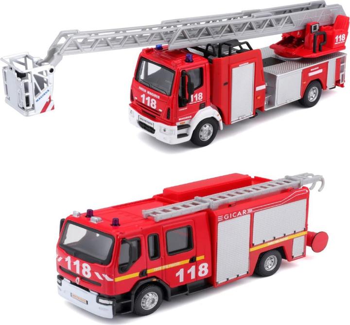 Produktbild Bburago Feuerwehr Fahrzeuge assortiert 1/50