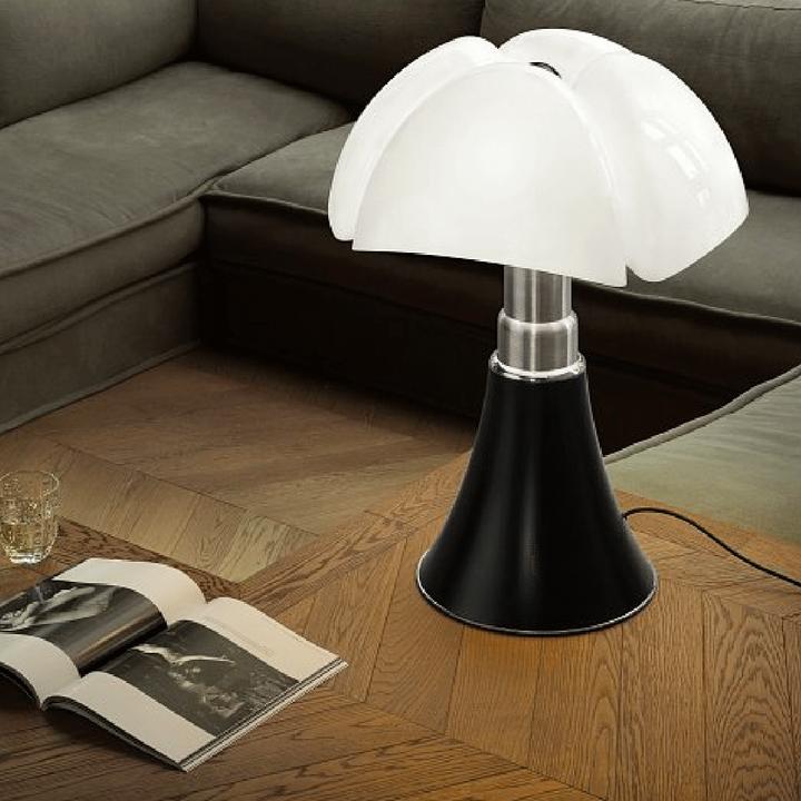 Image du produit Martinelli Pipistrello Lampe de table Noir brillant (1880 lm, E14)