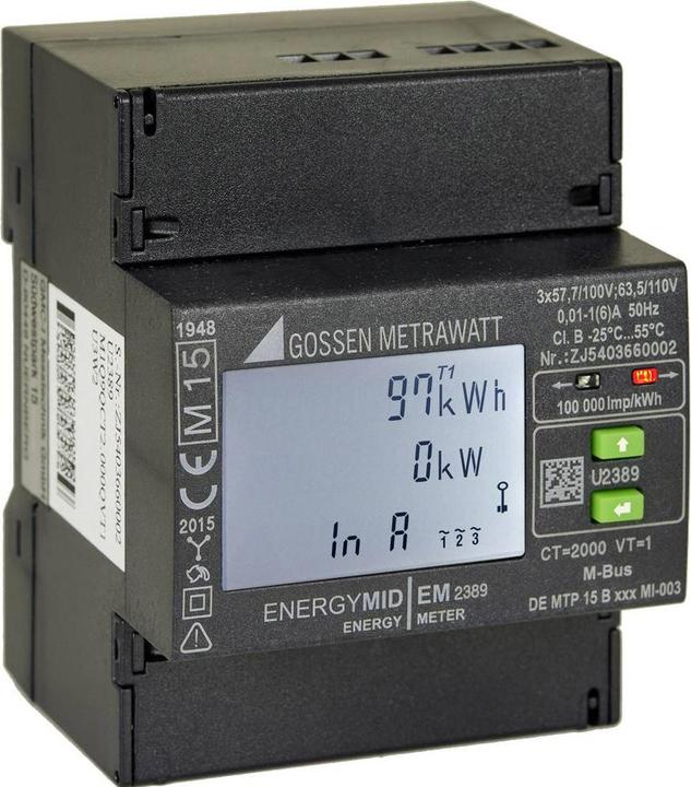 Actual product image Gossen Three-phase meter with transformers