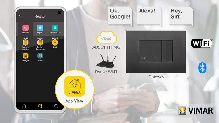 Produktbild Vimar Gateway mit WiFi & Bluetooth