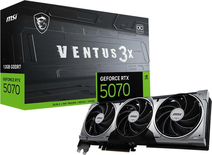 Immagine prodotto MSI RTX 5070 12GB VENTUS 3X OC (12 GB)