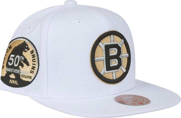 Mitchell & Ness White Boston Bruins (One Size)