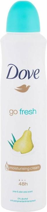 Actual product image Dove Pear and Aloe Vera Antiperspirant Deodorant Aerosol 250ml (Spray, 250 ml)