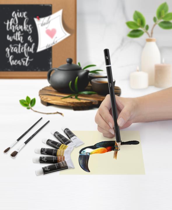 Actual product image Grafix Watercolour paint with accessories, 16 pcs. (Multicoloured)
