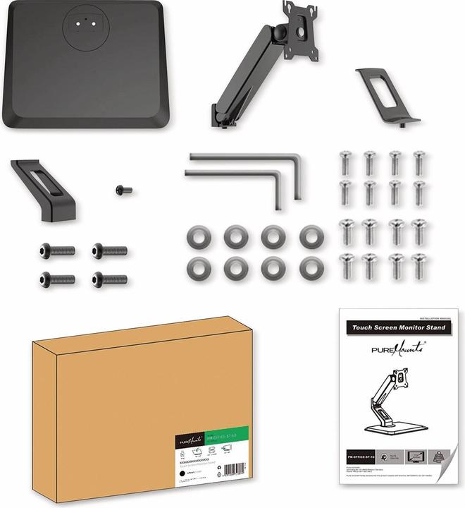 Actual product image Purelink Monitor mount, VESA 100x100, black (Table, 32.01")
