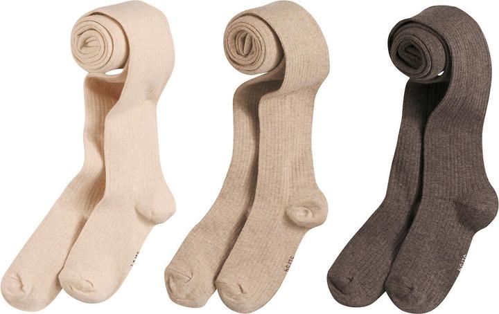 La Redoute Collections 3 Paar Strumpfhosen aus Rippstrick