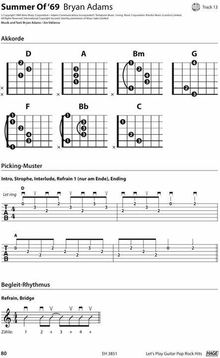 Produktbild Let's Play Guitar Pop Rock Hits + 2 CDs (Deutsch, Alexander Espinosa, HAGE Musikverlag GmbH & Co. KG, 2014)