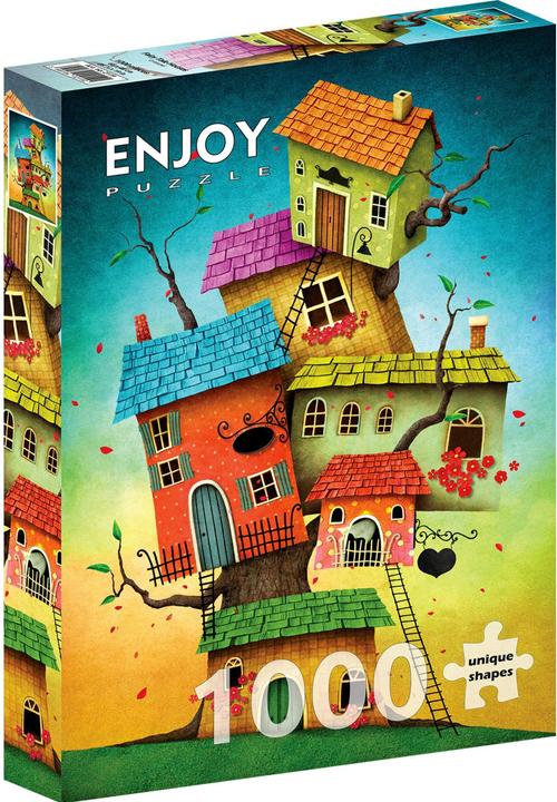 Produktbild Enjoy Puzzle ENJOY-2119 - Fairy Tale Houses, Puzzle, 1000 Teile (1000 Teile)