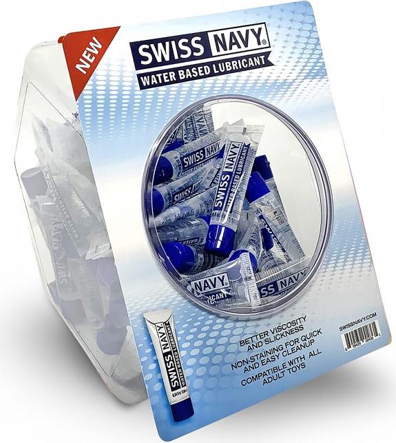 Productafbeelding Swiss Navy Premium glijmiddel op waterbasis - 10ml/50st Fishbowl (10 ml)