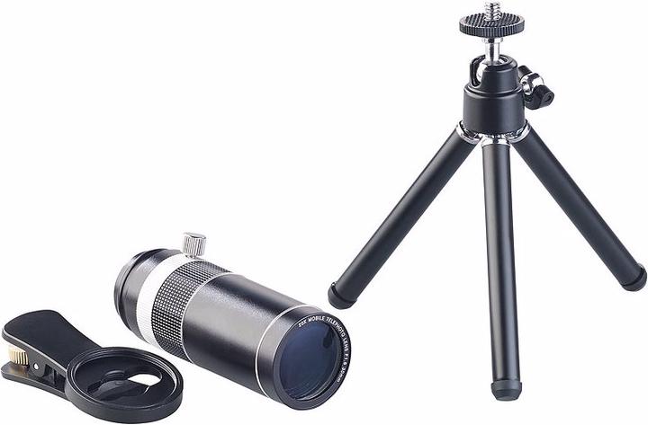Produktbild Somikon Vorsatz-Tele-Objektiv für Smartphones (Metall)
