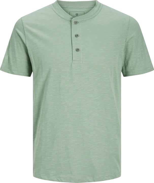 Jack & Jones Einfarbig Grandad Kragen T-shirt T-shirt (M)