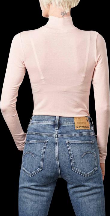 Actual product image Scotch & Soda Turtle Neck Shirt Long Sleeve Pale Pink (M)