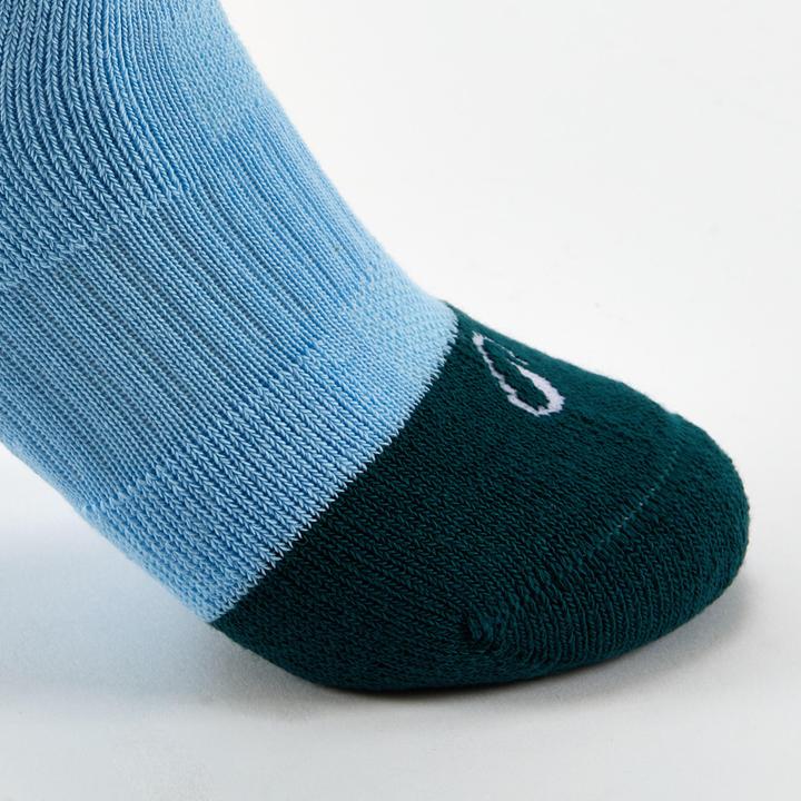 Image du produit Decathlon Chaussettes De Sport Enfant Hautes Rs 500 Blanc Bleu Lot De 3 (35, 38)