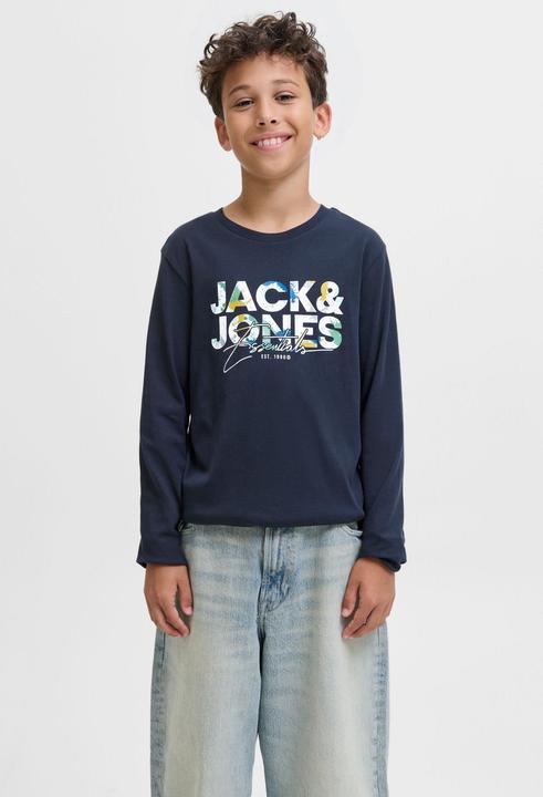 Actual product image Jack & Jones 2er-pack Logo Langarm-T-Shirt Langarm-T-Shirt (128)