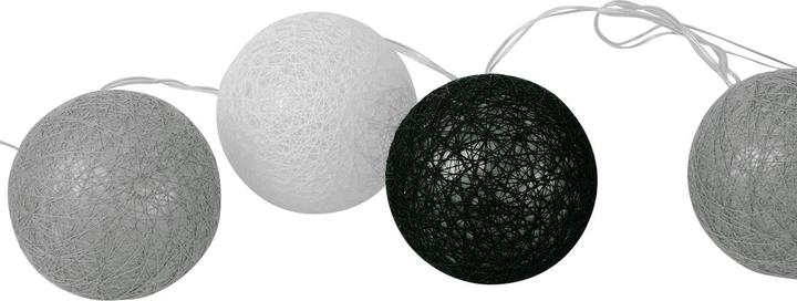Produktbild Cepewa Lichterkette mit 10 Baumwoll-Lampions (3 m)
