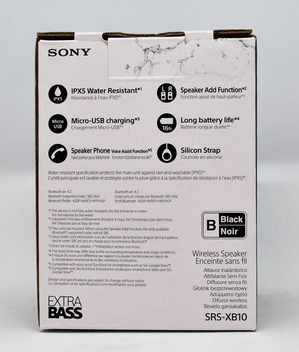 Produktbild Sony Srs-Xb10 (16 h, Akkubetrieb)