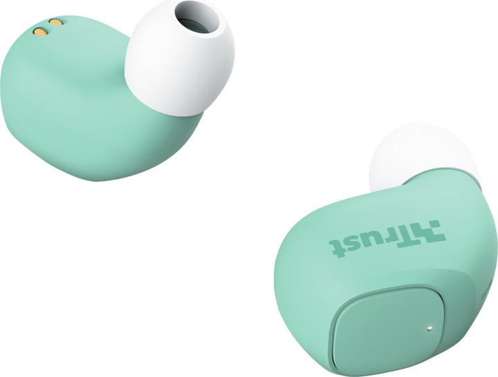 Produktbild Trust Nika Compact Blueth Earphones Mint (ANC, 8 h, Kabellos)
