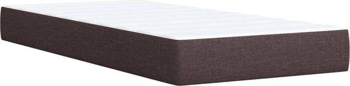 Produktbild VidaXL Boxspringbett Matratze Bett Einzelbett Polsterbett Dunkelbraun 90x200cm (90 x 200 cm)