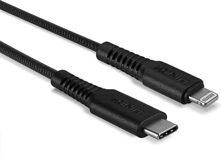 Produktbild Lindy verstärktes USB Typ C an Lightning Ladekabel (3 m, USB 2.0)
