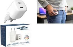 Actual product image Ansmann Charger USB HC120PD-mini 3A/20W/1 port (20 W)