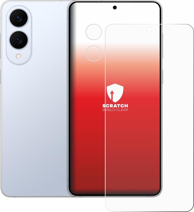 Produktbild upscreen Schutzfolie Displayschutz Displayschutzfolie Folie Klar Transparent (1 Stück, Samsung Galaxy S25 Edge)