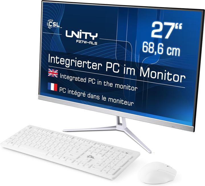 Produktbild CSL All-in-One-PC Unity F27W-ALS, QWERTZ Layout (DE) (32 GB, 2000 GB)