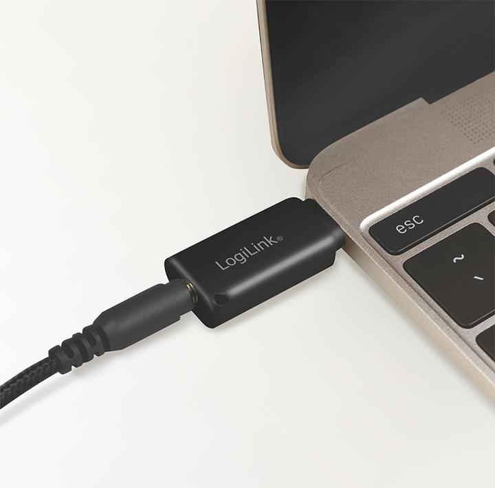 Produktbild LogiLink USB-C zu 3.5 mm (Digital -> Analog)